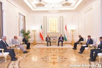 وزير خارجية طاجيكستان، سراج الدين مهر الدين يلتقي وزير الطاقة الإيراني