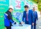 Chairman of Dushanbe city Rustami Emomali laid cornerstone for the construction of a number of new schools