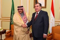 Встреча Э. Рахмона с Наследным принцем, министром МВД Саудовской Аравии, принцем Мухаммадом ибн Найиф ибн Абдулазизом Оли Саудом
