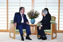 ملاقات امامعلی رحمان، رئیس جمهوری تاجیکستان با آکیهیتو، امپراتور ژاپن