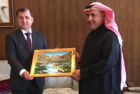 دیدار و گفتگوی سفیر تاجیکستان با معاون وزیر دارایی سعودی