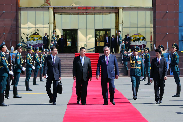 پایان سفر دولتی شی جین پینک، رئیس جمهور جمهوری خلق چین در تاجیکستان