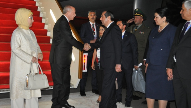 رجب طییب اردوغان، رئیس جمهوری ترکیه با سفر کاری به تاجیکستان آمد