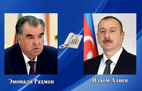 امامعلی رحمان، رئیس جمهوری تاجیکستان با الهام علی‌اف، رئیس جمهوری آذربایجان گفتگوی تلفنی انجام دادند