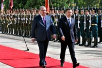 آغاز سفر رسمی سدیر جباروف، رئیس جمهور جمهوری قرقیزستان به تاجیکستان