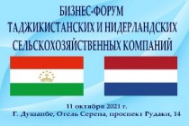 شرکت های هلندی می خواهند ظرفیت کشاورزی تاجیکستان را گسترش دهند