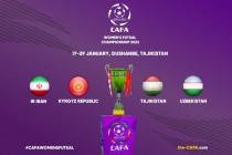 دوشنبه میزبان مسابقات قهرمانی فوتسال CAFA-2022 خواهد شد
