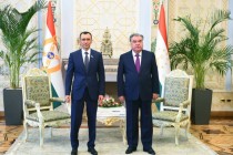 پیشوای ملت، امامعلی رحمان با مولن آشیمبایف، رئیس مجلس سنای جمهوری قزاقستان دیدار کردند