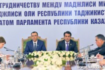 نشست اول کمیسیون دائم همکاری‌های مجلس ملی تاجیکستان و مجلس سنای پارلمان جمهوری قزاقستان برگزار شد