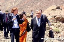 Фоторепортаж корреспондента НИАТ «Ховар» из поездки Генерального секретаря ООН в ГБАО