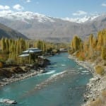 Осень на реке Гунт.