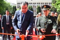 زعيم أمة طاجيكستان يفتتح قصر الضباط فى دوشنبه