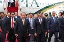 رئيس وزراء باكستان يصل الى طاجيكستان
