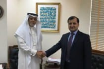 لقاء السفير الطاجيكى لدى المملكة العربية السعودية مع نائب الأمين العام لمنظمة التعاون الإسلامي للشؤون السياسية