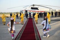 رئيس جمهورية طاجيكستان إمام على رحمان يبدأ زيارة تفقدية من ناحية مير سيد على الهمدانى