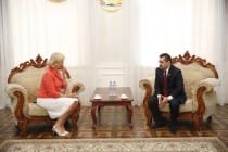 نائب وزير خارجية طاجيكستان يبحث العلاقات الطاجيكية الأميريكية مع إنجا إليزابيث ميلارد