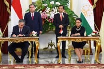 حفل توقيع وثائق جديدة للتعاون بين طاجيكستان وإندونيسيا