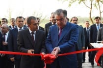 رئيس جمهورية طاجيكستان يفتتح معهد ” طاجيكستان” الكهربائية