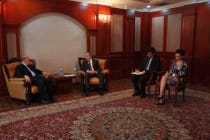 سراج الدين أصلوف يستقبل السفير الإيطالى بمناسبة نهاية مهمته الدبلوماسية فى طاجيكستان