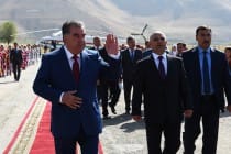 زيارة رئيس جمهورية طاجيكستان ” إمام على رحمان من ناحية ” لخش”