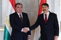 رئيس جمهورية طاجيكستان إمام علي رحمان يلتقى  الرئيس المجري ياناش آندير
