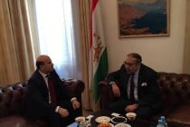 لقاء سفير طاجيكستان مع سفير أفغانستان المعين حديثا في ألمانيا