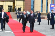 فلاديمير بوتين ينهى زيارته الى جمهورية طاجيكستان