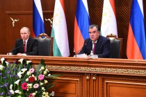 فلاديمير بوتين : “طاجيكستان تعد دولة محورية للحفاظ على الأمن والاستقرار في الإقليم”.