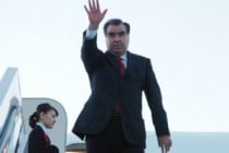رئيس جمهورية طاجيكستان إمام علي رحمان يغادر الى دولة قطر في زيارة رسمية