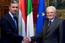 سفير طاجيكستان يسلم اوراق اعتماده لرئيس جمهورية إيطاليا