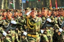 أحداث إحتفالى مكرس بالذكرى ال24 للقوات المسلحة لطاجيكستان في دوشنبه