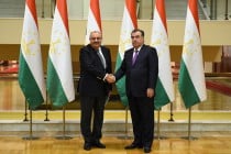 رئيس جمهورية طاجيكستان يستقبل نائب رئيس وزراء جمهورية تركيا