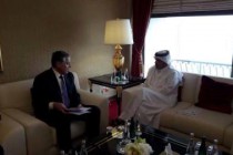 وزير خارجية طاجيكستان يلتقى نظيره القطرى على هامش منتدى الدوحة في دورته السابعة عشرة