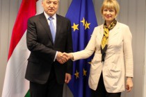لقاء سراج الدين أصلوف مع الأمينة العامة للخدمة العمل الخارجي الأوروبي