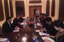 لقاء وزير خارجية طاجيكستان مع رشيد ميريدوف فى عشق آباد