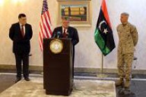 سفير أمريكا يدعم حكومة ليبيا المدعومة من الأمم المتحدة في زيارة لطرابلس
