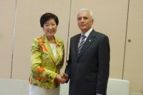 سفير طاجيكستان فى اليابان يلتقى عمدة طوكيو