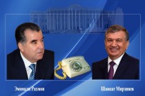 مكالمة هاتفية بين الرئيس الطاجيكى ، إمام على رحمان و الرئيس الأوزبكى شوكت مرضياييف