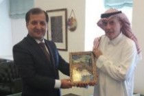 اجتماع السفير الطاجيكى مع وكيل وزارة خارجية المملكة للشؤون الاقتصادية و الثقافية