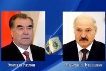 مكالمة هاتفية بين الرئيس الطاجيكى إمام على رحمان و الرئيس البلاروسي الكسندر لوكاشينكو