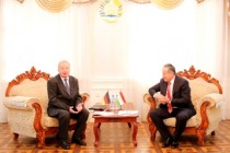 سراج الدين أصلوف يستقبل سفير ألمانيا فى طاجيكستان