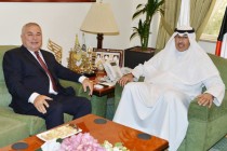 لقاء سفير جمهورية طاجيكستان لدى دولة الكويت مع محافظ الأحمدي الشيخ فواز الخالد