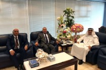 لقاء السفير الطاجيكى مع مدير جامعة الكويت