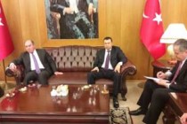 لقاء رئيس الوزراء الطاجيكى مع نظيره الأردنى فى اسطنبول
