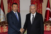 رئيس وزراء طاجيكستان يلتقى نظيره التركى