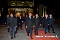 رئيس الوزراء الأوزبكة عبد الله أريبوف ينهى زيارته من دوشنبه