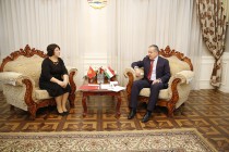 وزير خارجية طاجيكستان يستقبل نائبى وزيرى الخارجيتين القرغيزى و التركمانى