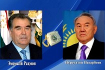 رئيس الجمهورية، إمام على رحمان يجرى محادثة هاتفية مع رئيس جمهورية كازاخستان نور سلطان نزارباييف
