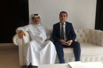 سفير طاجيكستان فى دولة قطر، يجتمع مع مستشار أمير دولة قطر