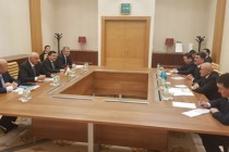 نائب رئيس وزراء جمهورية طاجيكستان يجتمع مع نائب رئيس الوزراء و وزير الزراعة في جمهورية كازاخستان